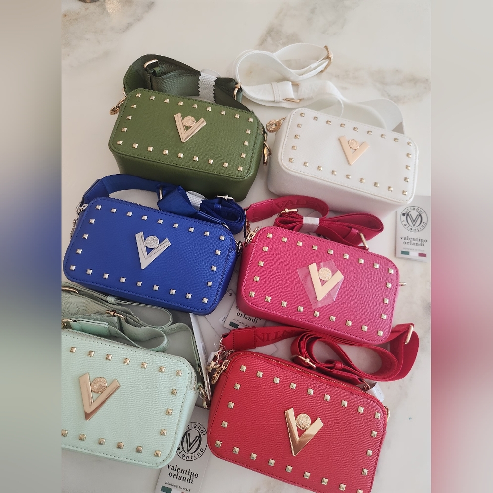 Valentino Orlandi...Gorgeous New With Tags Camera Bag-Various Colors Available! - Picture 1 of 16